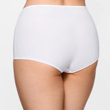 Women's Stretchy Mid Waist Boy Shorts 3 Pack White (3pack)