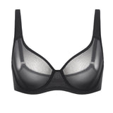 Women's Underwire Mesh Bra Black