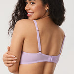 Women's Sheer Mesh Balconette Bra Orchid Hush