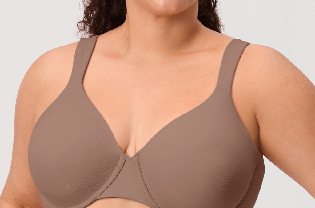Women's Inbarely® Lift Full Coverage Seamless Bra Brown Purple
