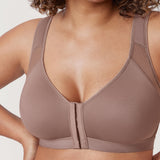 Women's X-shaped Back Posture Bra Oatmeal Heather