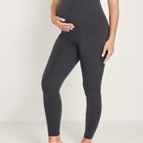 Women's Super High Waist Maternity Leggings 28" Red Merlot