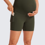 Women's Maternity Shorts with Pockets 5" True Navy