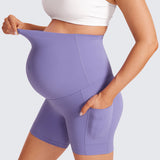 Women's Maternity Shorts with Pockets 5" True Navy